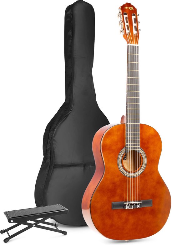 gitaar voor beginners - MAX SoloArt klassieke gitaar Spaanse met... bol.com