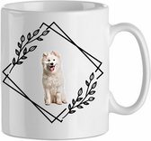 Mok Samoyeed 1.4| Hond| Hondenliefhebber | Cadeau| Cadeau voor hem| cadeau voor haar | Beker 31 CL