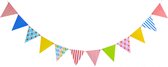 vlaggenlijn - slingers - vlaggetjes slinger van karton - verjaardag versiering - feestslinger - feestversiering