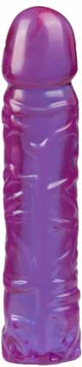 Goedkoopste Crystal Jellies Classic Dildo - Paars