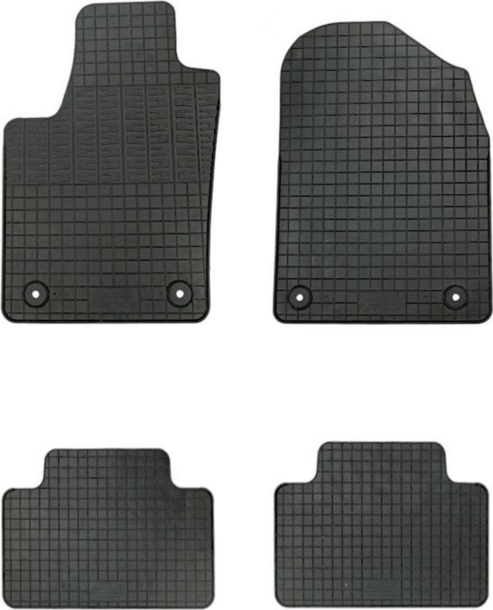 Rubber matten passend voor Jeep Grand Cherokee (WK2) 2010-2017 (4-delig + montagesysteem)