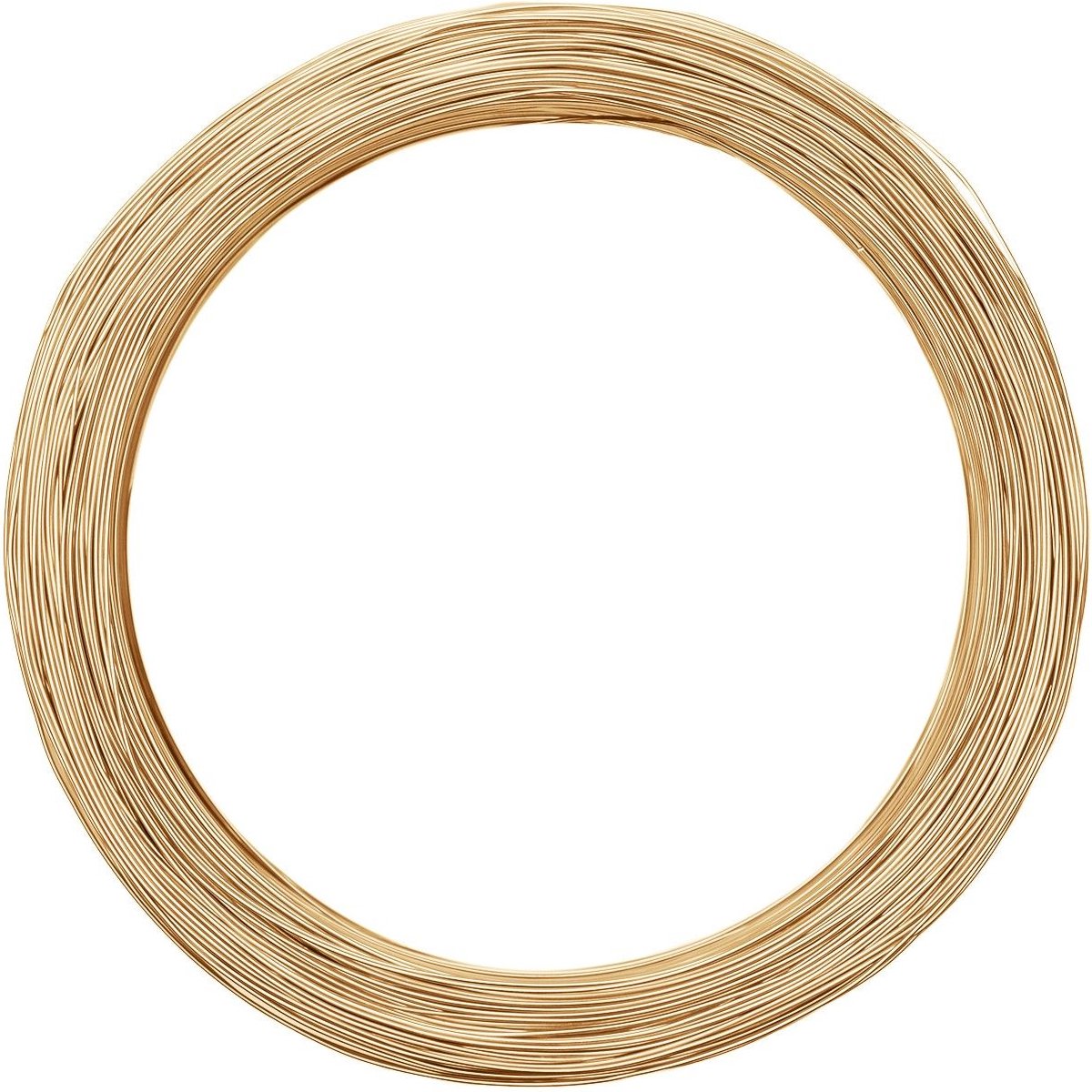Vaessen Creative Aluminium Draad - 0,8mm - ±365m - 500g - Licht goud