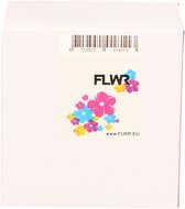 FLWR - Labelprinterrol / DK-44205 / Wit - geschikt voor Brother
