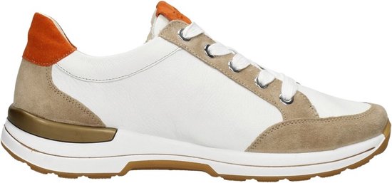 Ara 1224510 - Volwassenen Lage sneakers - Kleur: Wit/beige - Maat: 38.5