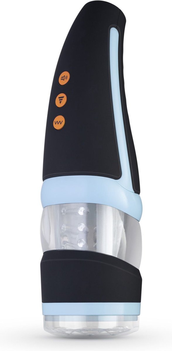 CRUIZR CP02 Draaiende en Vibrerende Automatische Masturbator met Adapter – Sex Toys voor Mannen – Masturbator voor Man met 5 Snelheden, 10 Vibratiestanden en een Sexy Vrouwenstem – Zwart