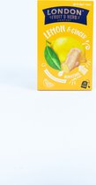 London Fruit & Herb Thee Lemon & Ginger – 20 zakjes Vruchtenthee – Gember en Citroenzeste