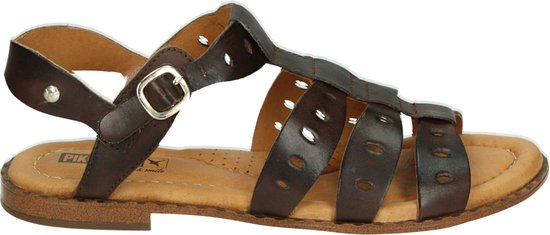Pikolinos W0X-0747 - Volwassenen Platte sandalen - Kleur: Bruin - Maat: 41
