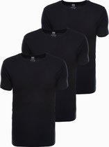 T-shirt - basic - heren - Ombre - Zwart - Z30-V-11 - 3-pak