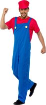 Karnival Costumes Verkleedkleding Mario Kostuum voor mannen Deluxe - XL
