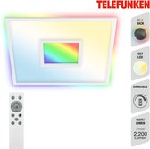 Telefunken CENTERBACK - LED Paneel - 319506TF - CCT kleurtemperatuurregeling - incl. afstandsbediening - RGB backlight effect - RGB centrelight - traploos dimbaar via afstandsbediening - IP20 - 25.000 uur - 59,5 x 59,5 x 6,3 cm