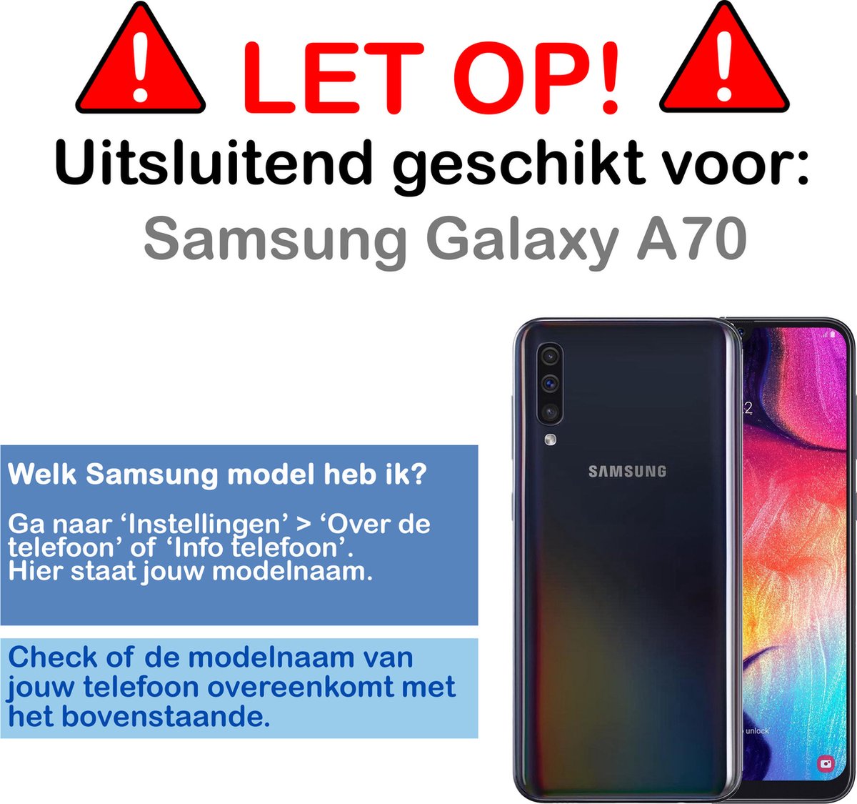 groep kroon opleiding Samsung A70 Hoesje Met Pasjeshouder - Samsung Galaxy A70 Hoesje Transparant  Shock... | bol.com
