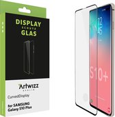 Artwizz - Screenprotector Curved Display - Voor Samsung Galaxy S10 Plus - met vingerprint functie - Transparant