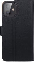 Xqisit Slim Wallet Selection Anti Bac kunststof hoesje voor iPhone 12 mini - zwart