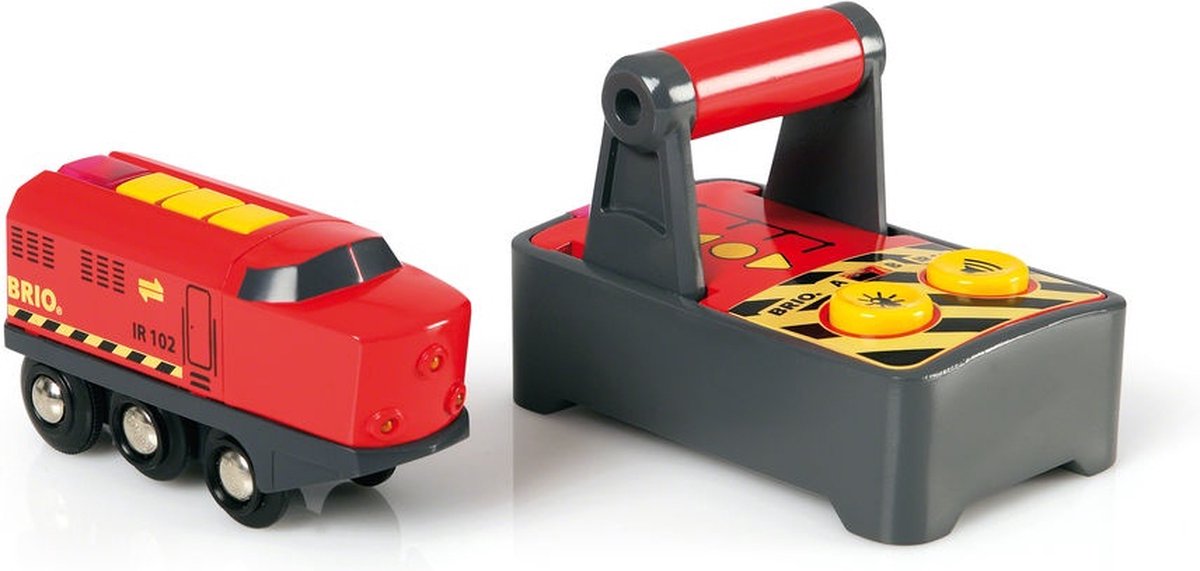 BRIO Rode RC trein locomotief - Met afstandsbediening en licht & geluid - 33213 — afbeelding 12
