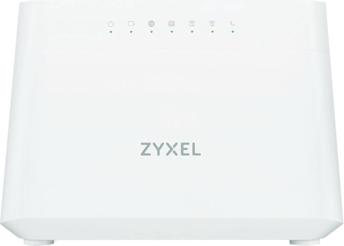 Zyxel DX3301-T0 VDSL2 AX1800 Router - Dual-Band Wi-Fi 6 - Gigabit Ethernet - Wit