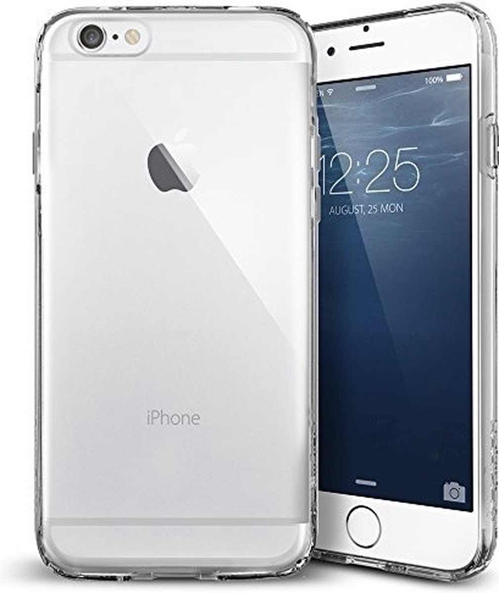 Peachy Transparant TPU hoesje geschikt voor iPhone 6 Plus 6s Plus doorzichtig case
