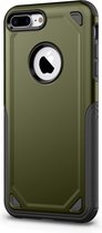 Peachy Pro Armor Army Green beschermend hoesje iPhone 7 Plus 8 Plus - Groen Case