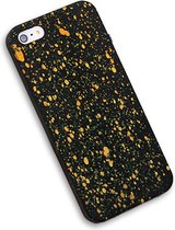 Peachy Zwart Oranje Sterrenhemel Hoesje iPhone 6 Plus 6s Plus Case