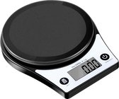 IMTEX - Keukenweegschaal - Rond - 5000 gram - 5 kilo - Zwart