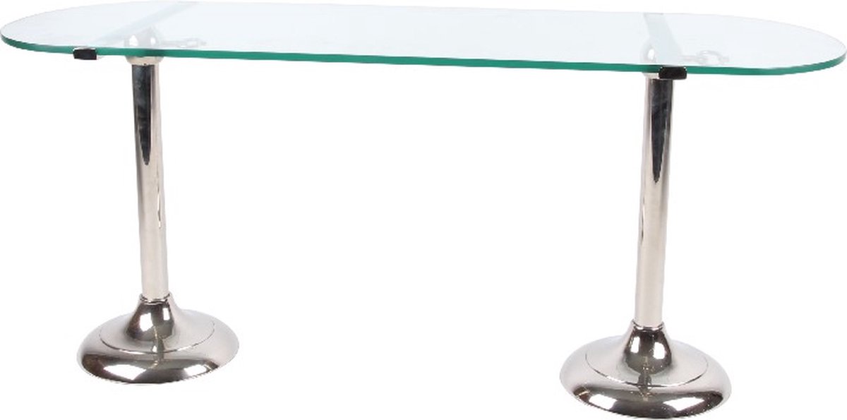 Baroque - Decoratieve schaal - Patisserie Serveerstandaard Berlin - Zilver - Koper & Glas - 41x90x35.5 - Brass+glass