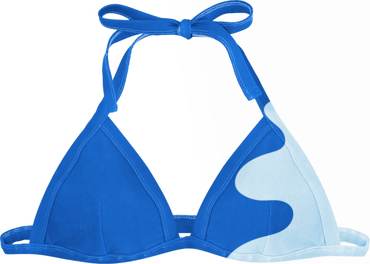Sea'sons Bikini Top Dames - Kleurveranderend - Oceaan-Blauw