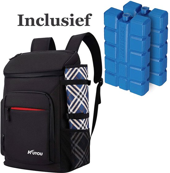 Grote Geïsoleerde Picknick Rugzak - Thermische Koeltas Voor Kamperen Reizen En Bbq