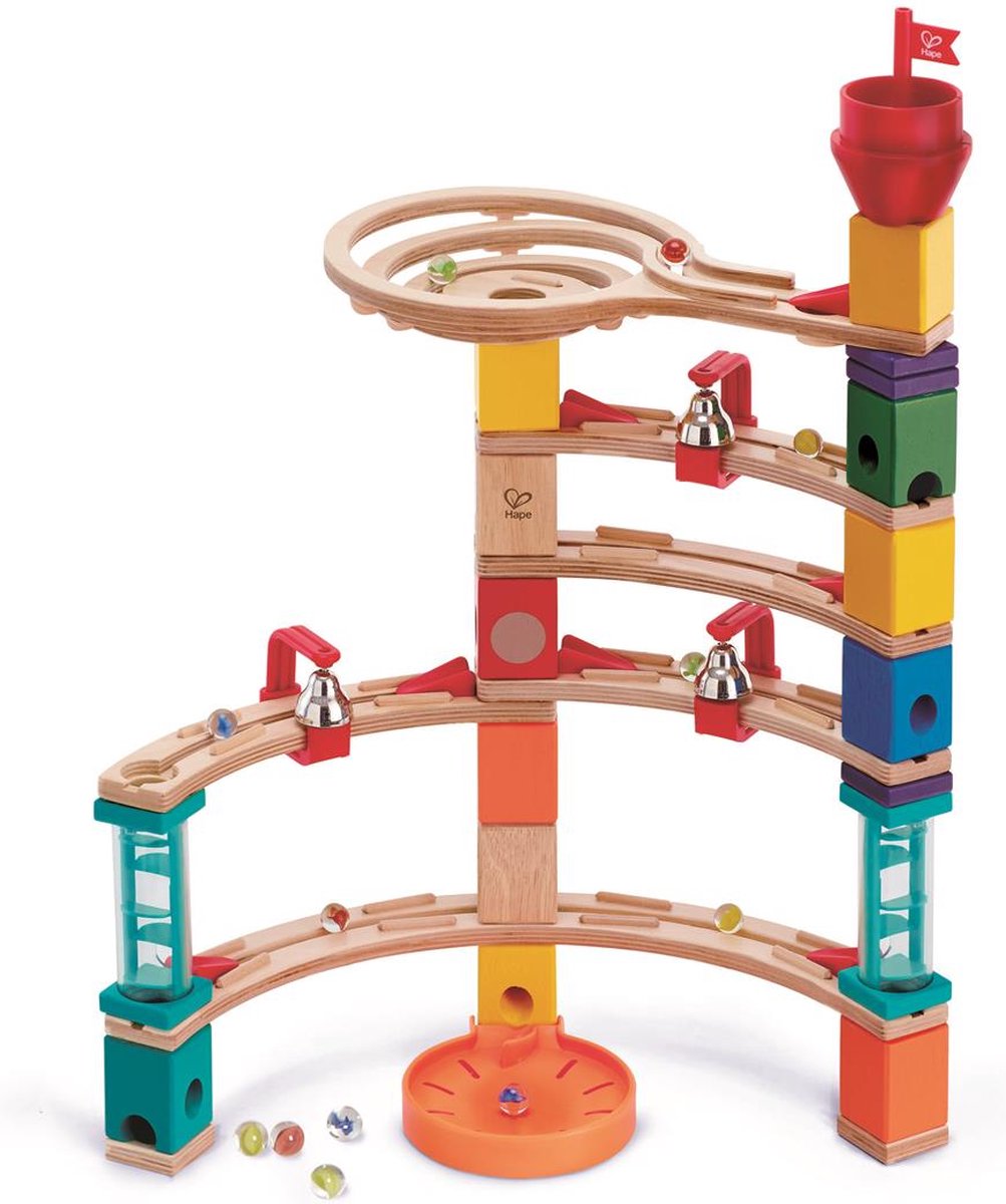 Hape - Quadrilla Castle Escape - Houten knikkerbaan