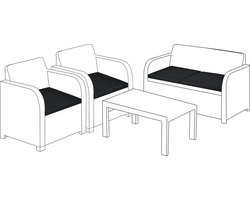 Zitkussens voor Rotan Stoel - Buiten Tuinkussens - Waterafstotend Tuinzitkussens - Tuinstoelkussen Pads voor Terrasmeubilair - 4 stuks Zitkussens voor Rotan Stoel - Buiten Tuinkussens - Waterafstotend Tuinzitkussens - Tuinstoelkussen Pads voor Terrasmeubilair - 4 stuks