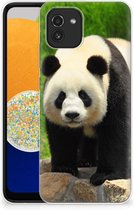 Bumper Hoesje Geschikt voor Samsung Galaxy A03 Smartphone hoesje Panda