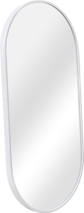 Miroir en pied Corato suspendu 40x80 cm blanc