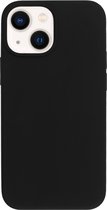 BMAX Siliconen hard case hoesje voor iPhone 13 Mini - Hardcover - Apple - Back cover - Backcover - Beschermhoesje - Telefoonhoesje - Hard case - Telefoonbescherming - Zwart