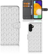 Flipcase Geschikt voor Samsung Galaxy A13 5G | Geschikt voor Samsung Galaxy A04s Telefoon Hoesje Stripes Dots