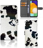 Mobiel Book Case Geschikt voor Samsung Galaxy A13 5G | Geschikt voor Samsung Galaxy A04s GSM Hoesje Koeienvlekken