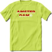 Amsterdam T-Shirt | Souvenirs Holland Kleding | Dames / Heren / Unisex Koningsdag shirt | Grappig Nederland Fiets Land Cadeau | - Groen - 3XL