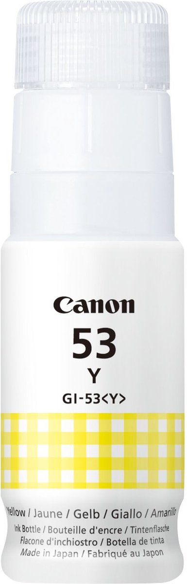 Ink;Yellow Ink Bottle GI-53 Y EUR