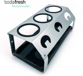 Sodafresh - Porte-bouteille et égouttoir haut de gamme pour toutes les bouteilles Sodastream - 100 % acier inoxydable