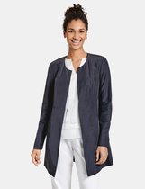 TAIFUN Dames Lange blazer met glinsterend detail