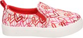 Skechers Poppy meisjes sneaker - Wit rood - Maat 33
