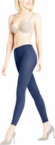FALKE Cotton Touch Legging 40084 - Blauw 6778 deep royal Dames - S