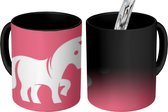 Magische Mok - Foto op Warmte Mok - Kindertekening eenhoorn symbool - 350 ML - Uitdeelcadeautjes