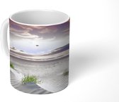 Mok - Koffiemok - Zonsondergang in een landschap in Nederland - Mokken - 350 ML - Beker - Koffiemokken - Theemok