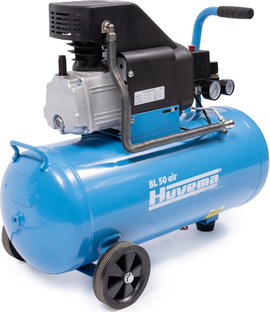 Oliegesmeerde luchtcompressor 50 liter — afbeelding 5