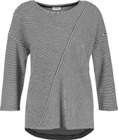 GERRY WEBER Dames Shirt met 3/4-mouwen en patchwork-look