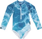 Beach & Bandits - UV-badpak voor meisjes - Save our Seas - Blauw - maat 128-134cm