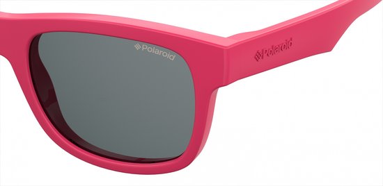Polaroid kinder zonnebril 8020/s-m 35j/m9 Junior Roze Met Grijze Lens - gepolariseerd van Merkloos — afbeelding 3