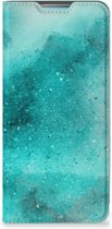 Foto hoesje Geschikt voor Samsung Galaxy A53 Smart Cover Painting Blue