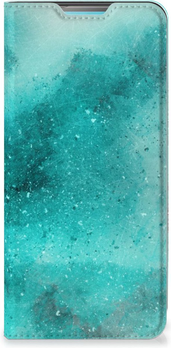Bookcase Samsung Galaxy A53 Painting Blue