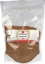 Van Beekum Specerijen - Anijszaad Gemalen - 1 kilo (hersluitbare stazak)