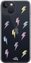 iPhone 13 Case - Thunder Colors - xoxo Wildhearts Transparant Case