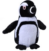 Pluche knuffel dieren Eco-kins zwartvoet pinguin van 30 cm. Wildlife speelgoed knuffelbeesten - Cadeau voor kind/jongens/meisjes